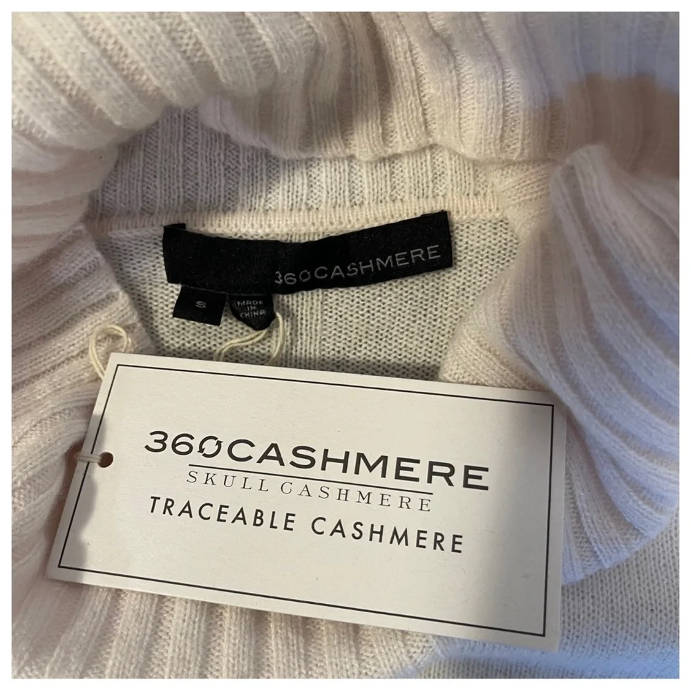 NWT! 360Cashmere Rita Cashmere Turtleneck Sweater